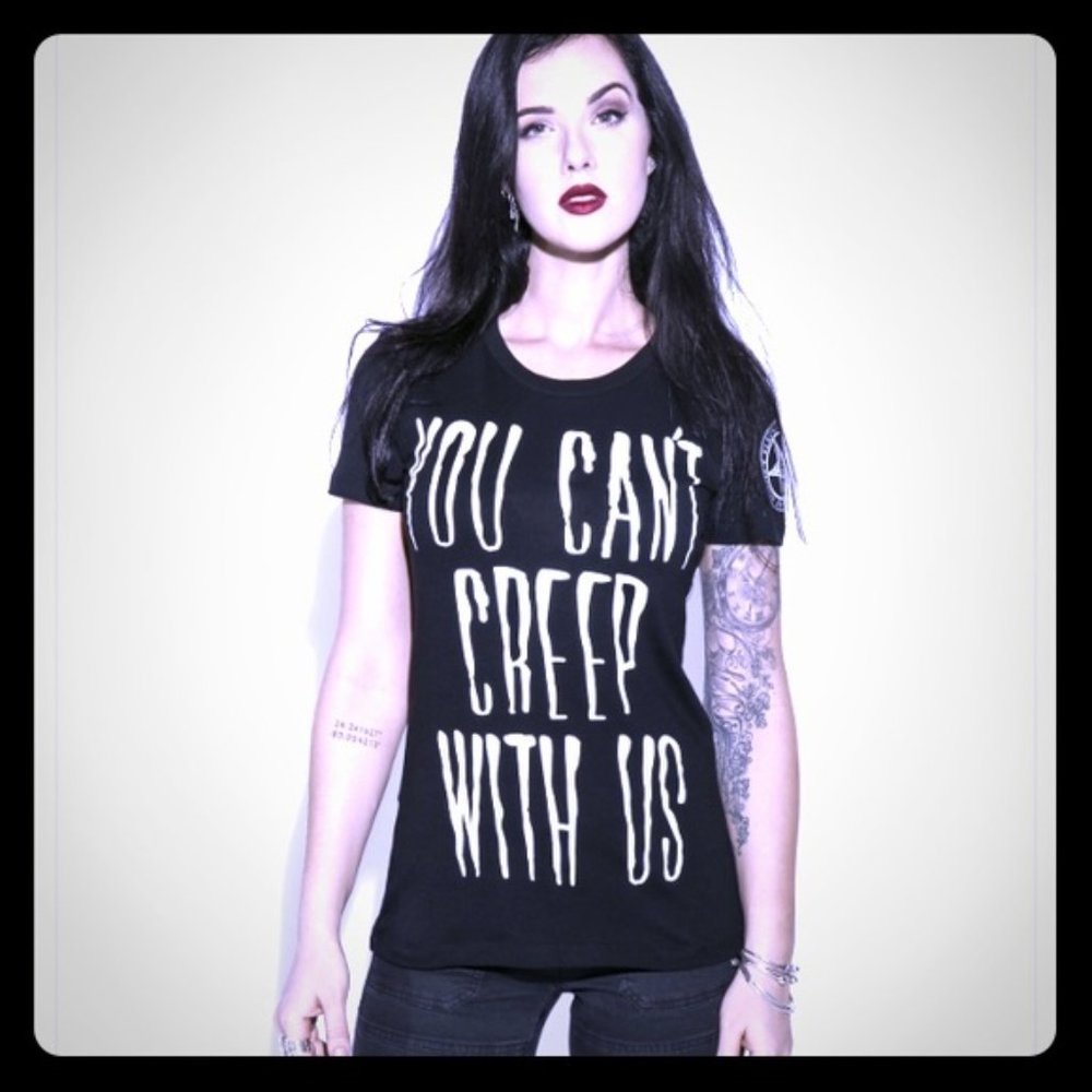 🆕 BlackCraft Cult "You Can't Creep With Us" Tee